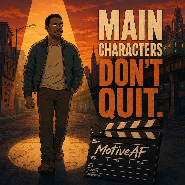 Main characters don't quit. — MotiveAF