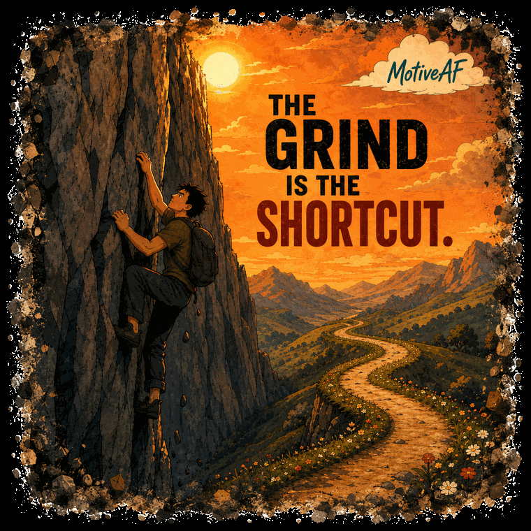 The grind is the shortcut. — MotiveAF
