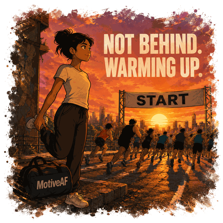 Not behind. Warming up. — MotiveAF